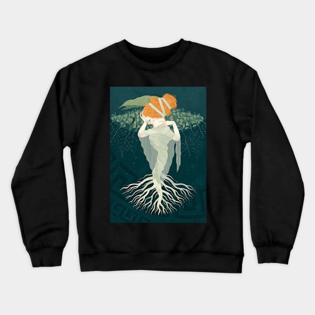 Persephone Grow Crewneck Sweatshirt by fabiomancini